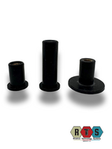 RFOR Rubber Open Flat Head Round M4 Rubber Nut Insert