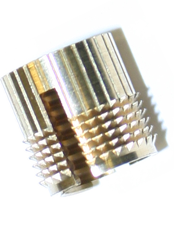 DM - Brass Insert with No Collar for Plastics - Rivetnut Technology ...