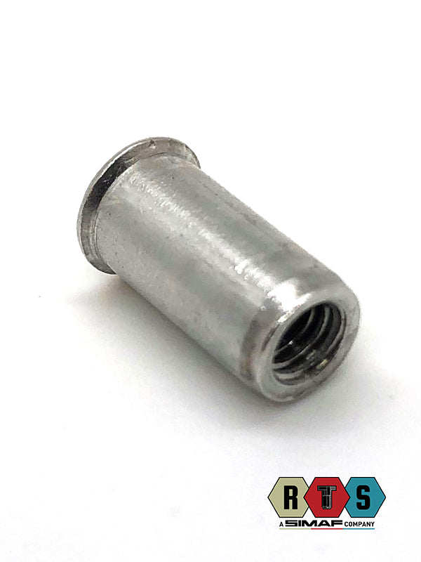 RLOA CD-G Aluminium Open Low Profile Round Rivetnut - RIVETNUT TECH ...