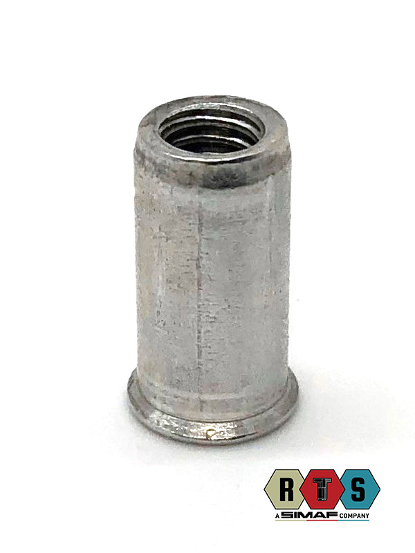 RLOA CD-G Aluminium Open Low Profile Round Rivetnut