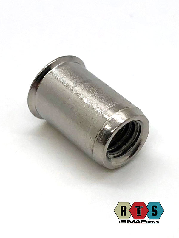 RLOI-J Stainless Steel Open Low Profile Round Rivetnut - RIVETNUT TEC ...