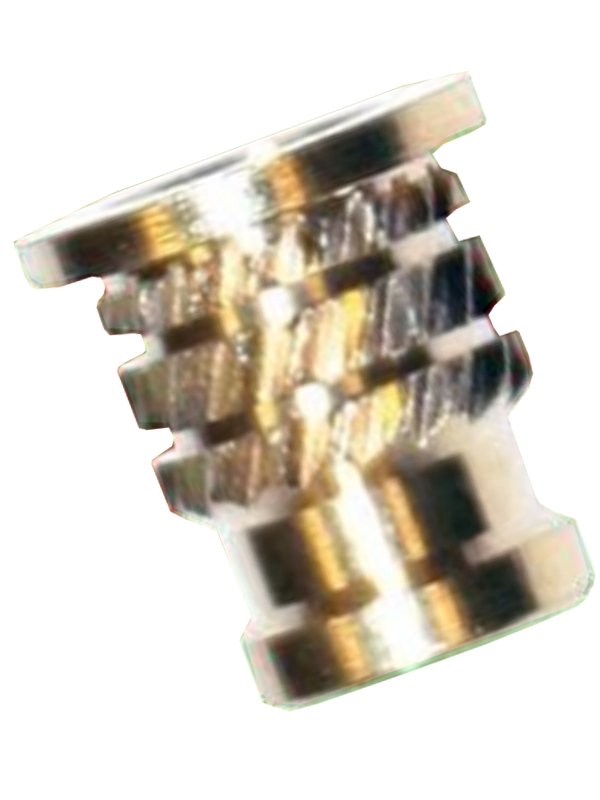 SCC Brass Insert Single Stripe with Collar for Plastics