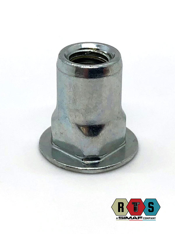 SFOS-06025-J Steel Open Flathead Square Rivetnut      *SPECIAL OFFER - WHILE STOCKS LAST*